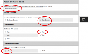 Author and gravatar settings suffusion