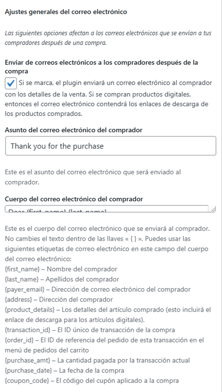 ajustes-generales-correo-electrónico-despues-de-la-compra-wp-simple-shopping-cart