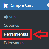 herramientas-de-wordpress-simple-shopping-cart