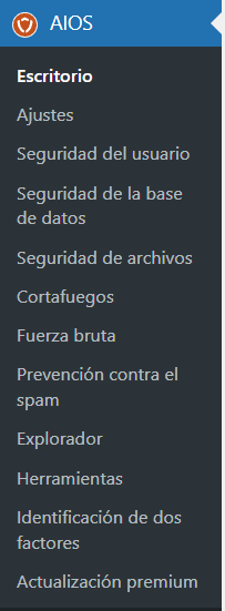 menú-del-escritorio-de-administración-de-aios