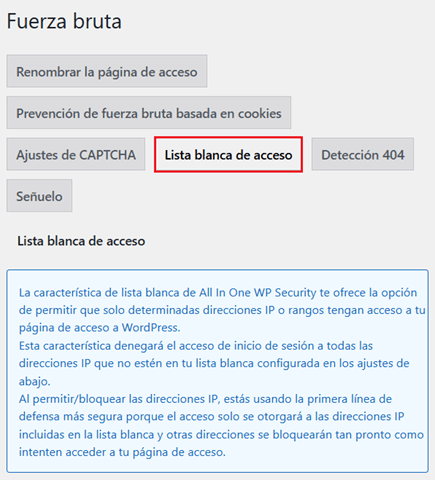 etiquetas-lista-blanca-acceso-de-fuerza-bruta-aios