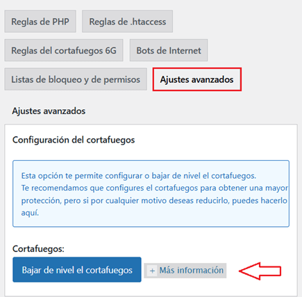bajar-de-nivel-cortafuegos-ajustes-avanzados-aios