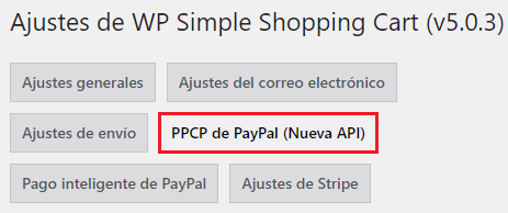 pestaña-de-ajustes-ppcp-de-paypal-nueva-api-wp-simple-shopping-cart