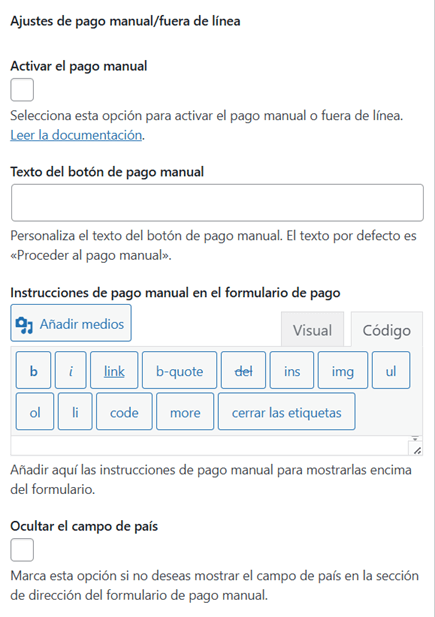 ajustes-de-pago-manual-wp-express-checkout
