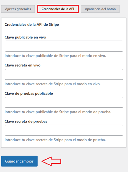credenciales-api-stripe-wp-express-checkout
