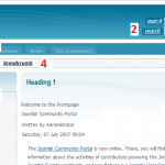 This is a simple Joomla Template Layout