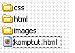 html website structure setup