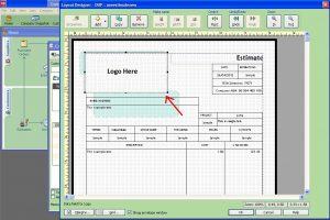 QuickBooks adjust the logo layout on forms