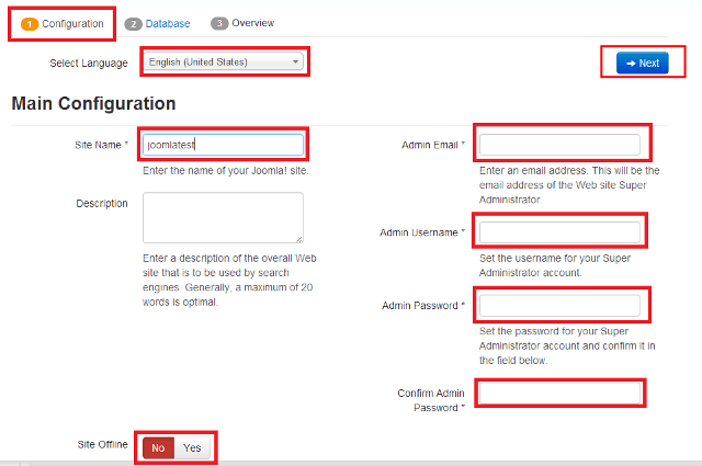 install-joomla-local-beginning