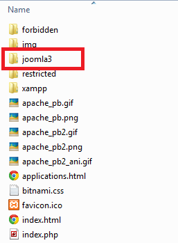 install-joomla-local-create-folder