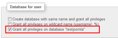 install-joomla-local-database-add-user-all-privileges