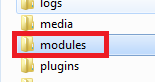 delete joomla3 cache-modules