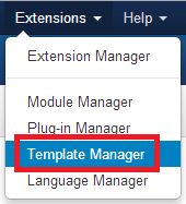 delete joomla3 cache-template-manager