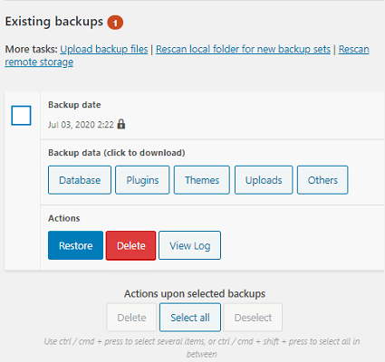 UpdraftPlus-backup-tutorial-existing-backups