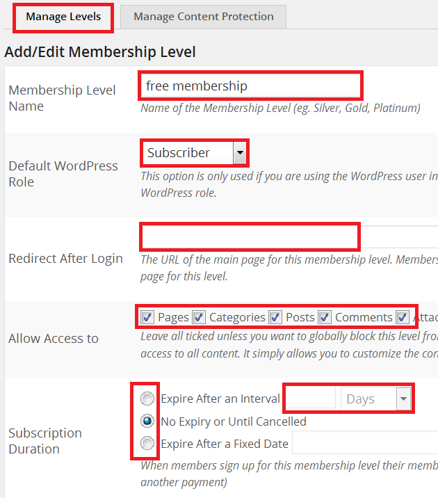 wp-emember-tutorial-manage-members-manage-levels-new