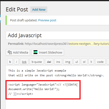add-javascript-to-wordpress-code-changed