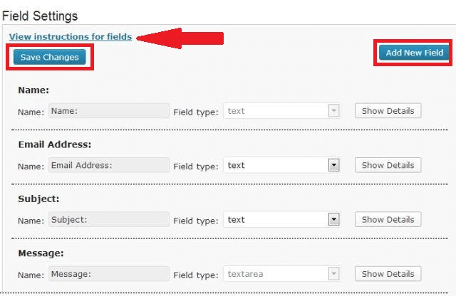 fast secure contact form5-field-settings-new