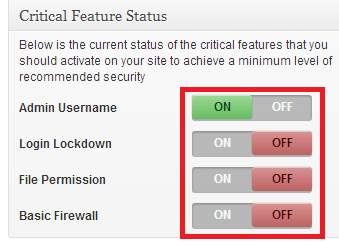 all-in-one-wp-security-crytical-features-status