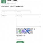 Fast Secure Contact Form Two Columns Layout