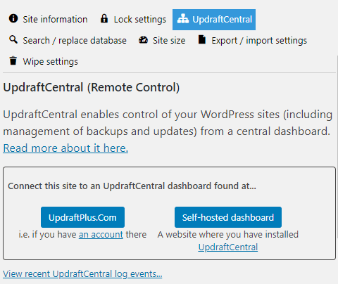UpdraftPlus-backup-tutorial-advanced-tools-updraftcentral
