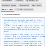 All In One Security Settings