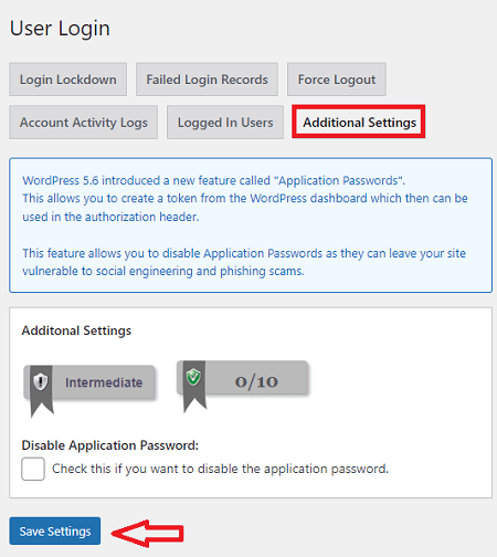 all-in-one-wp-security-and-firewall-user-login-additional-settings-tab