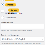 WP PayPal Donations Plugin Button Settings