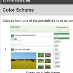 Suffusion Theme Selection Color Scheme