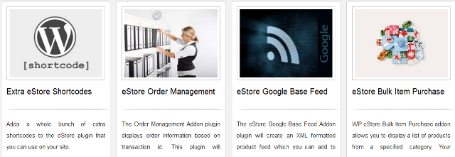 wordpress-eStore-plugin-addons