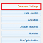 Suffusion Theme Options Back-end Comment Settings