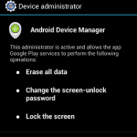 Android Security Device Administrators