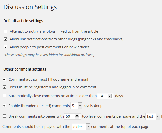 wordpress-setup-discussion-settings