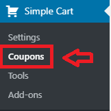wordpress-shopping-cart-admin-coupons-menu