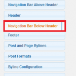 Suffusion Graphical Elements Navigation Bar Below Header