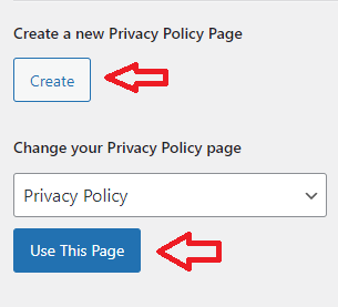 first-time-blogging-privacy-policy-page
