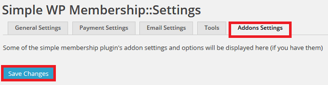 wordpress-simple-membership-addons-settings