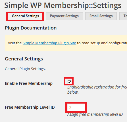 wordpress-simple-membership-enable