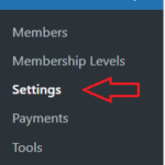 WordPress Simple Membership Settings