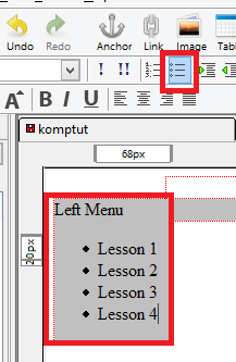 kompozer-left-menu-bulleted