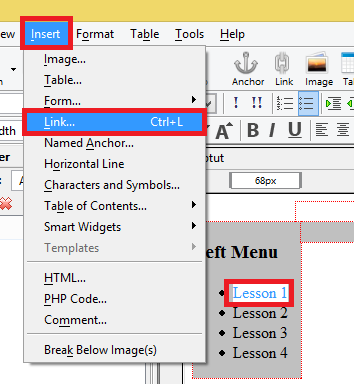 kompozer tutorial for beginners