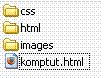 kompozer-tree-structure