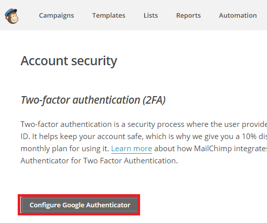 mailchimp-two-factor-security-configure-google-authenticator