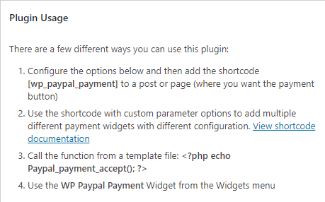 wp-easy-paypal-payment-accept-usage-new