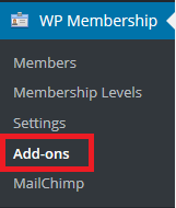 wordpress-simple-membership-add-ons-menu