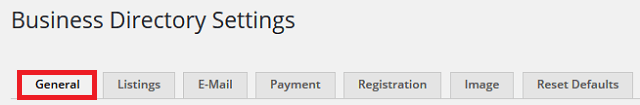 wordpress-business-directory-settings-general