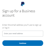 Create PayPal Account