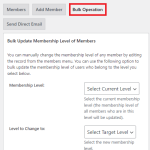 WordPress Simple Membership Manage Members