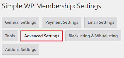simple-wp-membership-advanced-settings