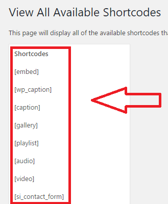 wordpress-plugin-shortcode-list-displayed-on-page