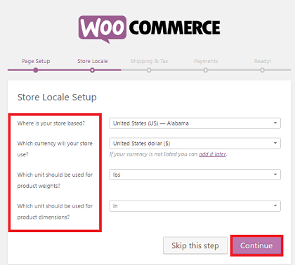 woocommerce-installation-store-locale